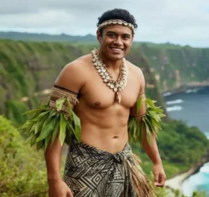 Homme polynésien illustrant un article sur la calvitie