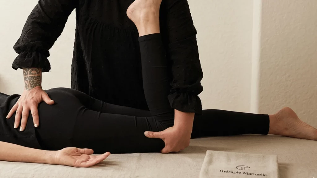 Technique Muscle Energy bassin en thérapie manuelle avec Sophie Antille